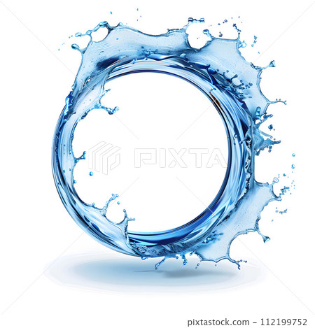 藍色波光粼粼的水濺成一圈:自然之美 藍色波光粼粼的水濺成一圈:自然之美 112199752