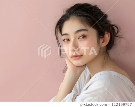 Natural Beauty - Asian women with simple beauty Natural Beauty - Asian women with simple beauty 112199797