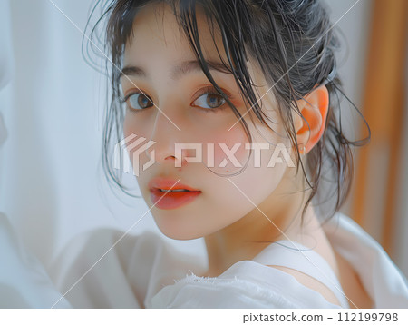 自然之美-亞洲女性的簡單美 自然之美-亞洲女性的簡單美 112199798