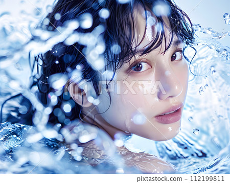 Wearing the essence of water: Asian women pursuing the ultimate in skin care 112199811