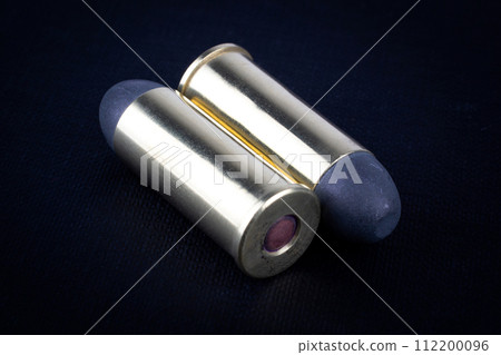 Ammunition on black. Ammunition on black. 112200096