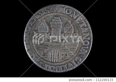 old vintage silver medieval taller coin 112200115