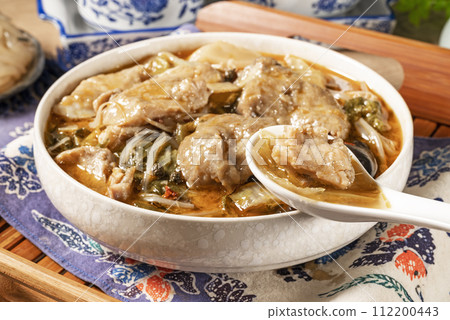 Boiled fish with pickled mustard    112200443