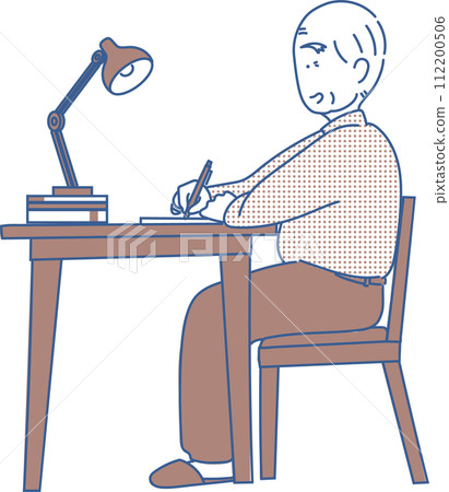 elderly people studying 112200506