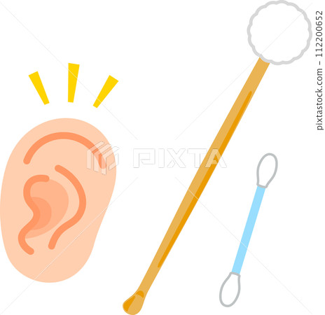 耳鎬和棉花棒、耳朵清潔 112200652