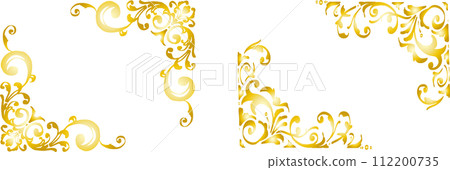 golden gothic frame 112200735