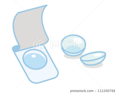 illustration of contact lenses illustration of contact lenses 112200788