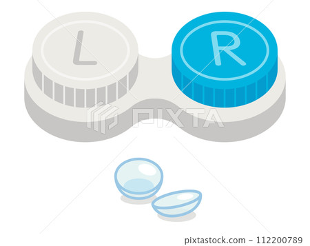 illustration of contact lenses illustration of contact lenses 112200789