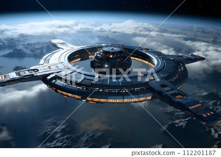 Near future space station 2 AI generated image 112201187