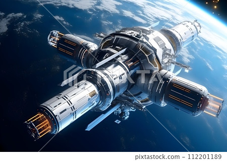 Near future space station 4 AI generated image 112201189