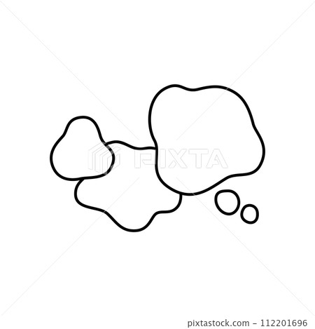 [Single Item] Speech Bubble - Triple/Moyamoya 112201696