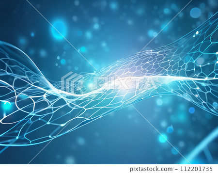 Abstract images of networks, biotechnology, etc. 112201735