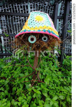 Funny scene at rooftop garden, bogey from nature, roots hair, cute eyes Funny scene at rooftop garden, bogey from nature, roots hair, cute eyes 112202023