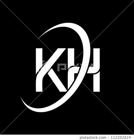 KH logo. K H design. White KH letter. KH/K H letter logo design. Initial letter KH linked circle uppercase monogram logo. KH logo. K H design. White KH letter. KH/K H letter logo design. Initial letter KH linked circle uppercase monogram logo. 112202824