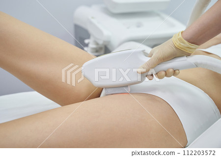 Aesthetic laser cosmetology: precision treatment for hair removal, skincare Aesthetic laser cosmetology: precision treatment for hair removal, skincare 112203572