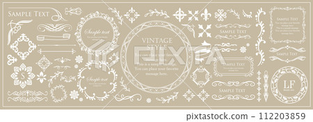 Mantic and gorgeous adult cute antique frame 112203859