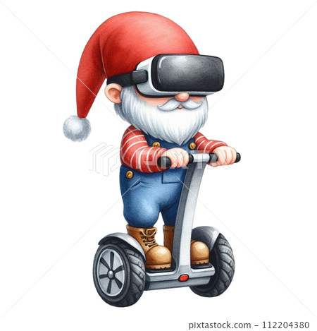 Gnome cute stand on segway Gnome cute stand on segway 112204380