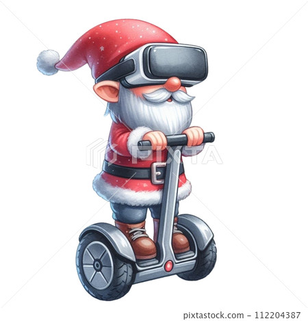Gnome cute stand on segway Gnome cute stand on segway 112204387