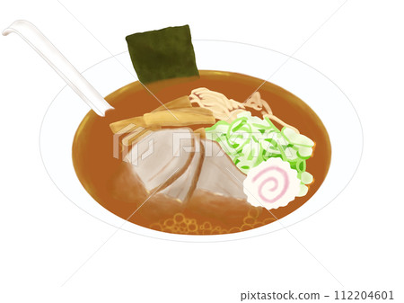 Miso ramen (hand drawn) 112204601
