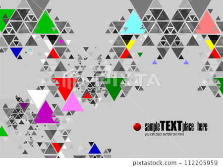 Abstract background with triangles images and place for text Abstract background with triangles images and place for text 112205959
