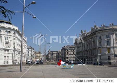View of one of the streets in Vienna 112206430