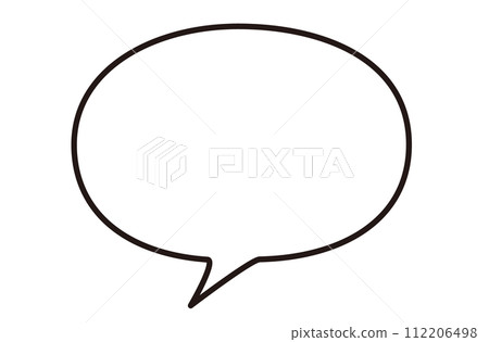 simple oval callout simple oval callout 112206498