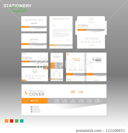 Print Stationery design for any company use 112206651