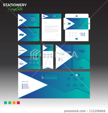 Print Stationery design for any company use 112206668