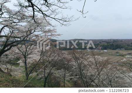 從栃木縣蘆野禦殿山眺望那鬚町 從栃木縣蘆野禦殿山眺望那鬚町 112206723