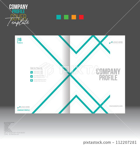brochure cover design for corporate and any use 112207281