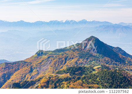Shiga Kogen in autumn, view from the summit of Mt. Yokote Shiga Kogen in autumn, view from the summit of Mt. Yokote 112207562