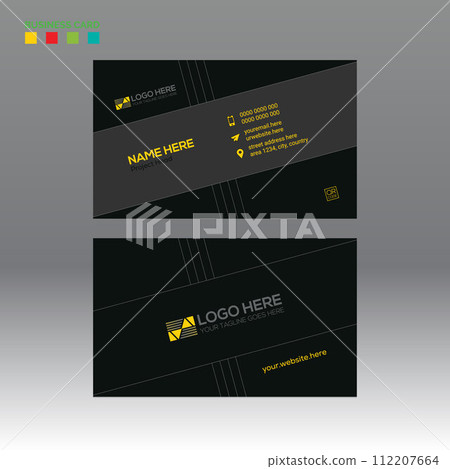 business card for corporate and any use 112207664