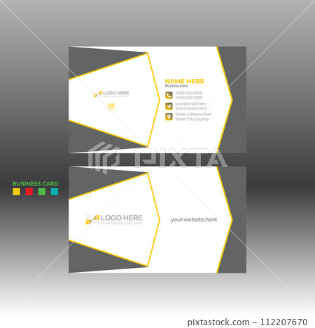 business card for corporate and any use 112207670