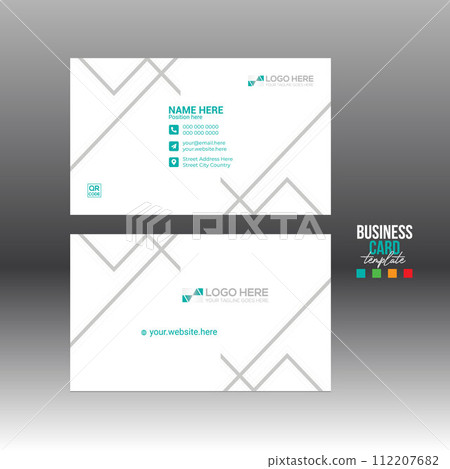 business card for corporate and any use 112207682