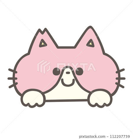A cute male Sakura cat that shows his face unexpectedly A cute male Sakura cat that shows his face unexpectedly 112207739