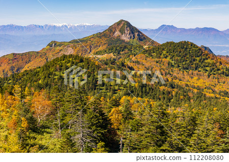 秋天的志賀高原、橫手山的景色 秋天的志賀高原、橫手山的景色 112208080