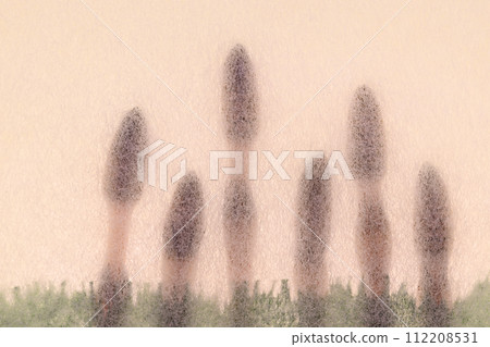Collaboration of Japanese paper and clay brush (background material) Collaboration of Japanese paper and clay brush (background material) 112208531