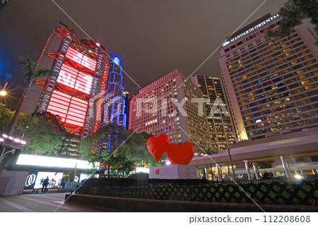 double hearts in Central, Hong Kong 112208608