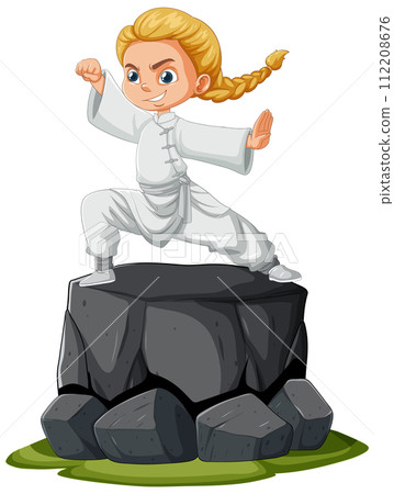 Young Martial Artist in Training Young Martial Artist in Training 112208676