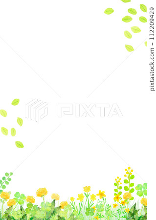 水彩畫的植物背景圖 水彩畫的植物背景圖 112209429