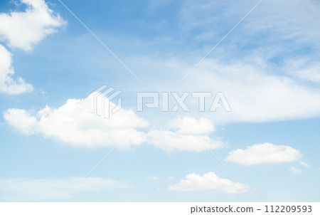 Sky Blue Cloud Background Cloudy Summer Clear Light White Sun Beauty Texture Horizon Day Spring  Air Summer Sunny Cloudy Winter Bright Nature Imange View Skyline Gradient Abstract Sunshine Wallpaper. 112209593