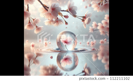 Sakura materials Various postures of cherry blossoms Sakura tourism Sakura Nara Cherry blossoms in full bloom Women in kimono Sakura interior design Sakura water drops 112211102