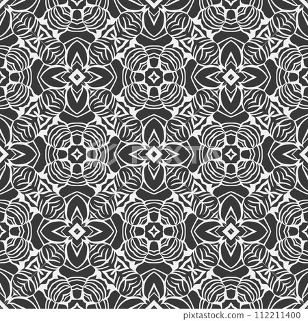 Abstract geometric retro black and white hipster fashion pillow pattern Abstract geometric retro black and white hipster fashion pillow pattern 112211400