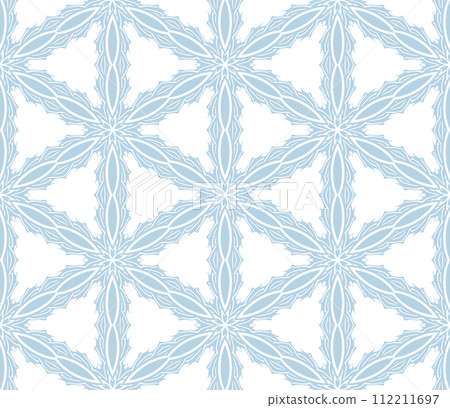 Blue and white patterned surface with geometric shapes Blue and white patterned surface with geometric shapes 112211697