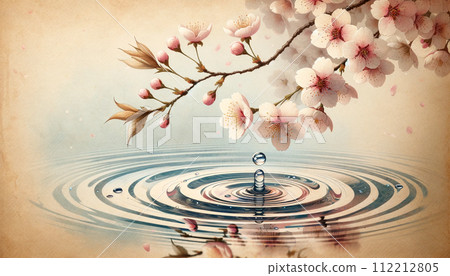 櫻花素材 櫻花的各種姿態 櫻花旅遊 櫻花奈良 滿開的櫻花 穿著和服女性 櫻花室內設計 櫻花水滴 112212805