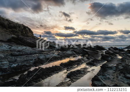 千葉縣銫子市犬吠崎的日出 千葉縣銫子市犬吠崎的日出 112213231