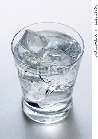 Ice and water that entered the glass Ice and water that entered the glass 112213250