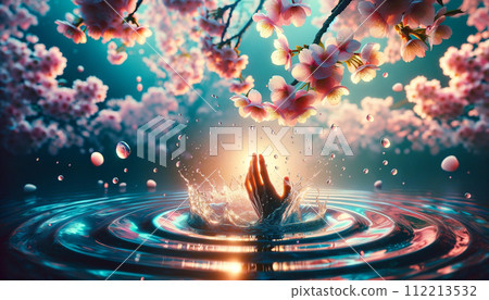 櫻花素材 櫻花的各種姿態 櫻花旅遊 櫻花奈良 滿開的櫻花 穿著和服女性 櫻花室內設計 櫻花水滴 112213532