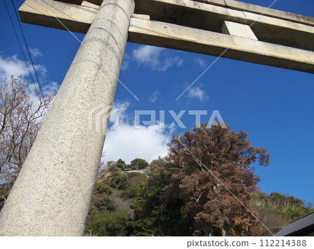 Kunozan Toshogu Shrine, Yamashita, Ishitorii, Approach entrance, end of the year 112214388