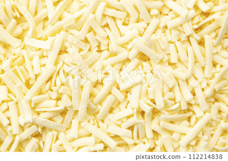 白色背景中融化的乳酪 白色背景中融化的乳酪 112214838